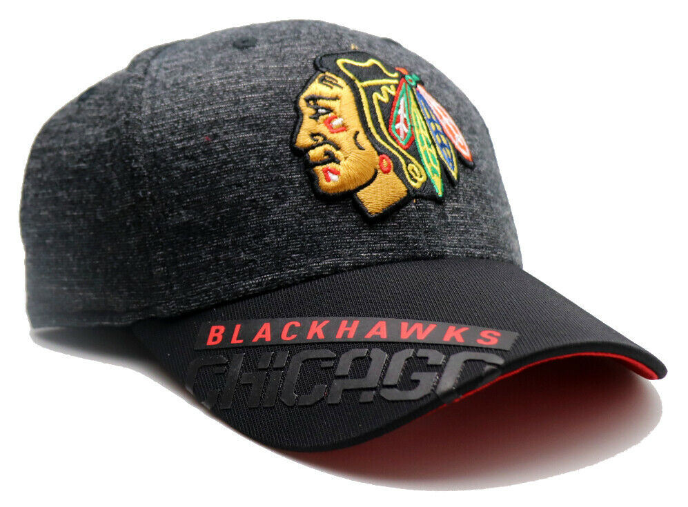 Chicago Blackhawks Reebok Playoffs Center Ice Flex Fitted Hat