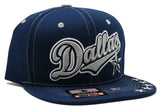 Dallas Headlines Tailsweeper Script Snapback Hat