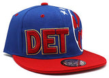 Detroit Leader of the Game Sideway Wrap Snapback Hat