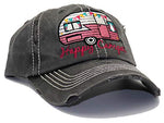 Happy Camper KBEthos Ladies' Washed Vintage Strapback Hat