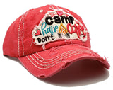 Leader of Generation Apparel Camping Hair Don't Care Adjustable Hat