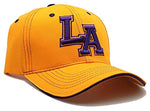 Los Angeles Top Level Initials Adjustable Hat