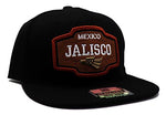 Mexico Headlines Jalisco Leather Patch Snapback Hat