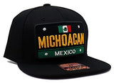 Mexico Headlines Michoacán License Plate Snapback Hat