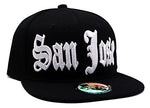 San Jose Headlines Old English Snapback Hat