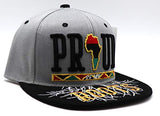 Black Pride Top Pro Proud of My Roots Snapback Hat