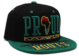 Black Pride Top Pro Proud of My Roots Snapback Hat