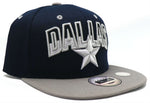 Dallas Headlines Arched Star Snapback Hat