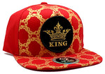 Top Level Crown King Luxe Chains Snapback Hat