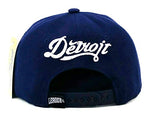 Detroit Leader of the Game Shadow Script Snapback Hat