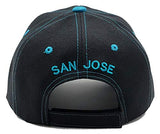 San Jose Top Level Initials Adjustable Hat