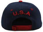 USA Top Pro Tailsweeper Script Snapback Hat