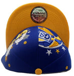 Golden State Premium Splash Snapback Hat