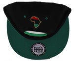 Black Pride Top Pro Proud of My Roots Snapback Hat