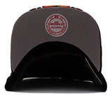Philadelphia 76ers Mitchell & Ness Rapid Leather Snapback Hat