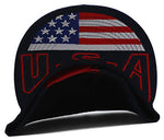 USA Top Pro Tailsweeper Script Snapback Hat