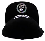 Las Vegas Top Level Cross Swords Snapback Hat