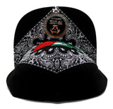 Mexico Top Level Caracara Eagle Bandana Snapback Hat