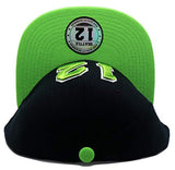 Seattle Headlines 12th Man Snapback Hat