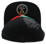 Mexico Top Level Caracara Eagle Snapback Hat