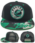 Boston Premium Clover Mesh Snapback Hat