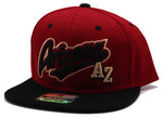 Arizona Headlines Tailsweeper Script Snapback Hat