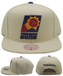 Phoenix Suns Mitchell & Ness Cream Snapback Hat