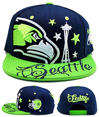 Seattle Premium Colossal Snapback Hat
